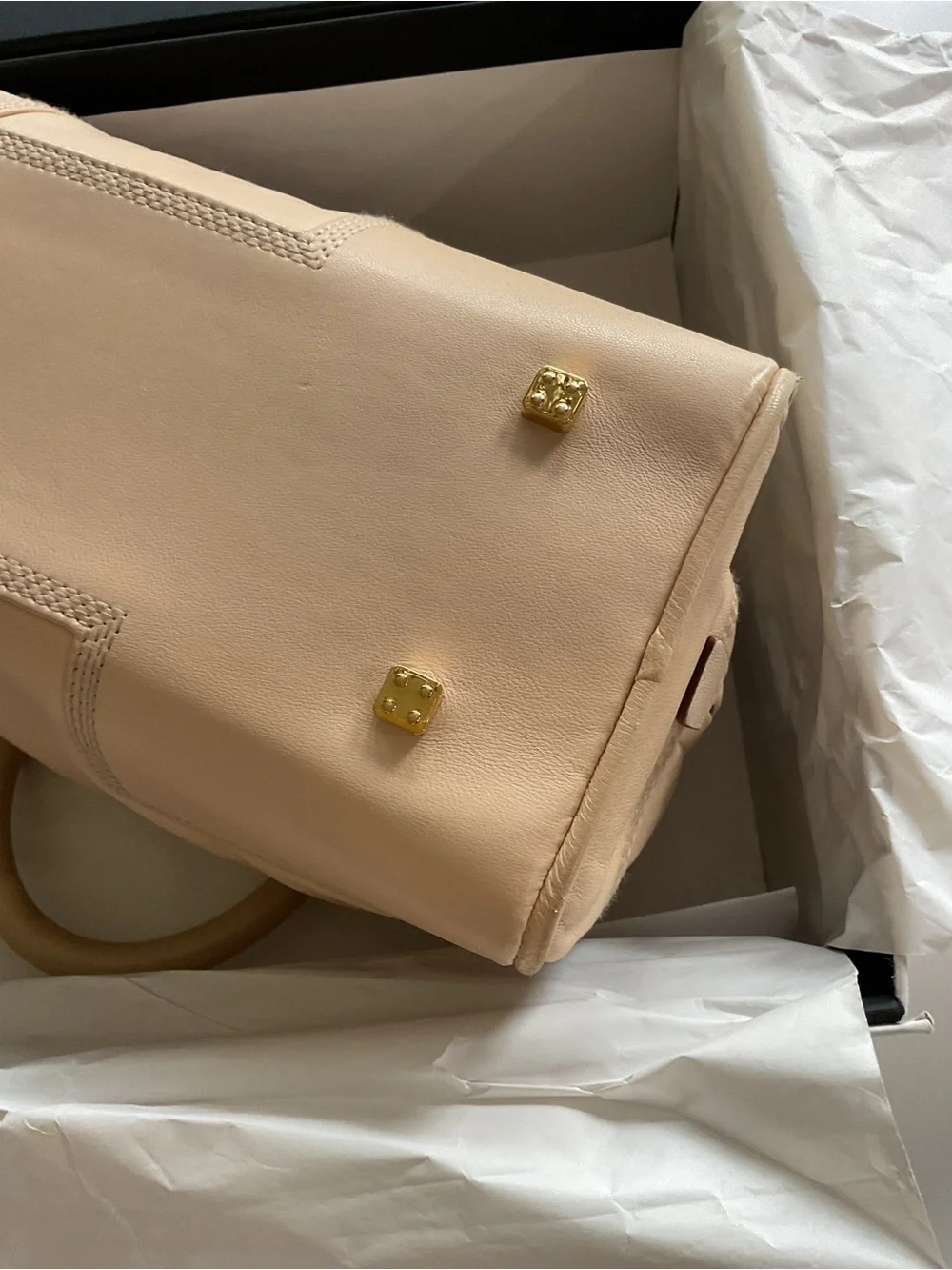 Loewe Amazona Soft blush Leather Satchel Bag